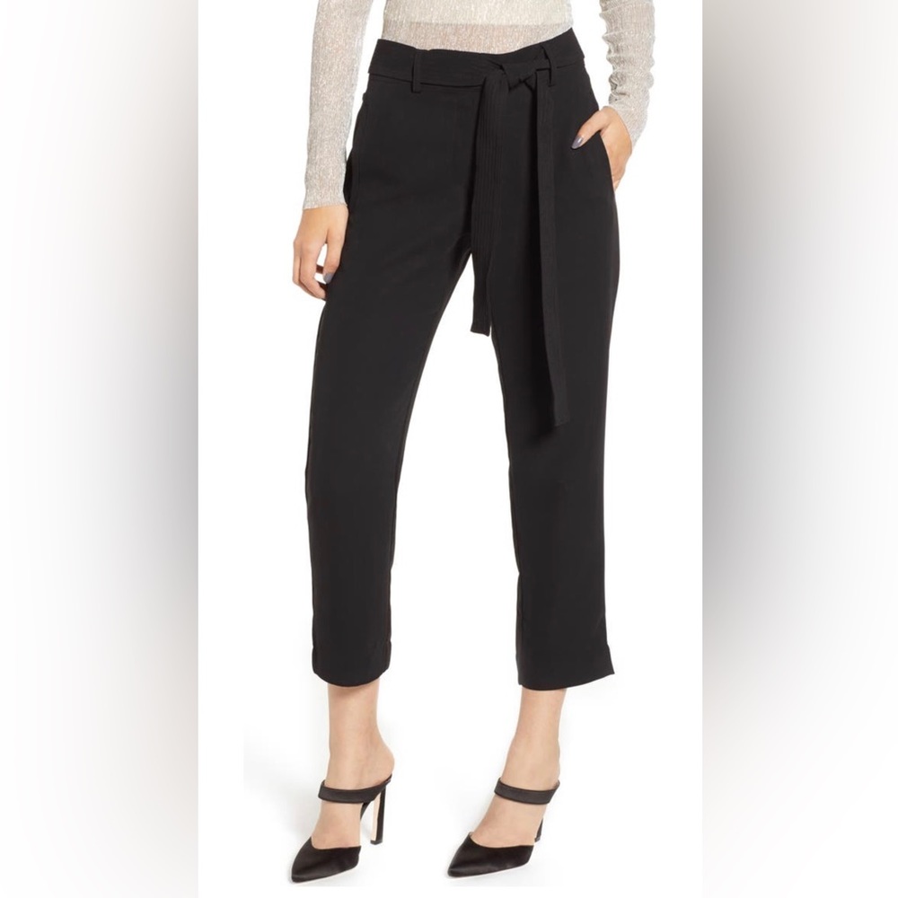 Chelsea28 Tie Waist Ankle Pants